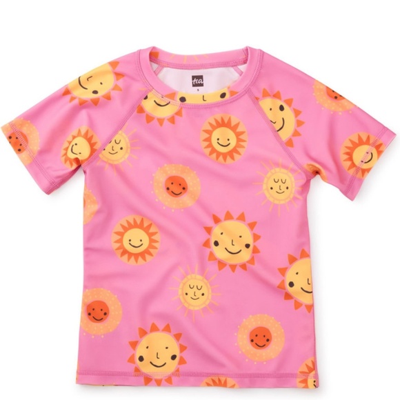 Tea Collection Sun's Out SS Rash Guard | Size 10 - Picture 1 of 11